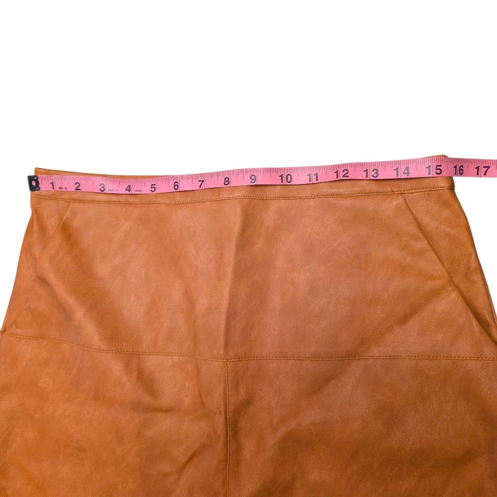 Shinestar Faux Leather Mini Skirt With Pockets Size XL - Picture 10 of 11